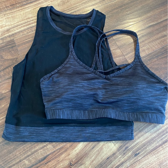 ZYIA Other Zyia Bra And Crop Top Set Size Large Poshmark